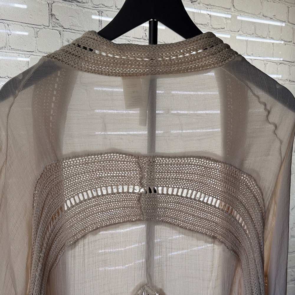 CHIC FRINGE CROCHET DUSTER - Picture 5 of 7